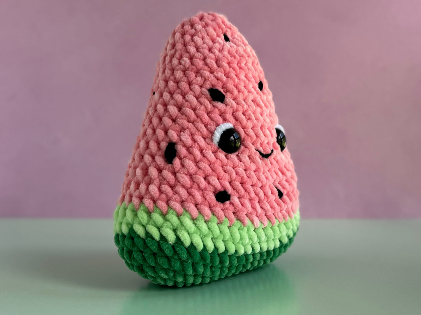Big Candy Corn and Watermelon 2 in 1 No Sew Crochet Pattern
