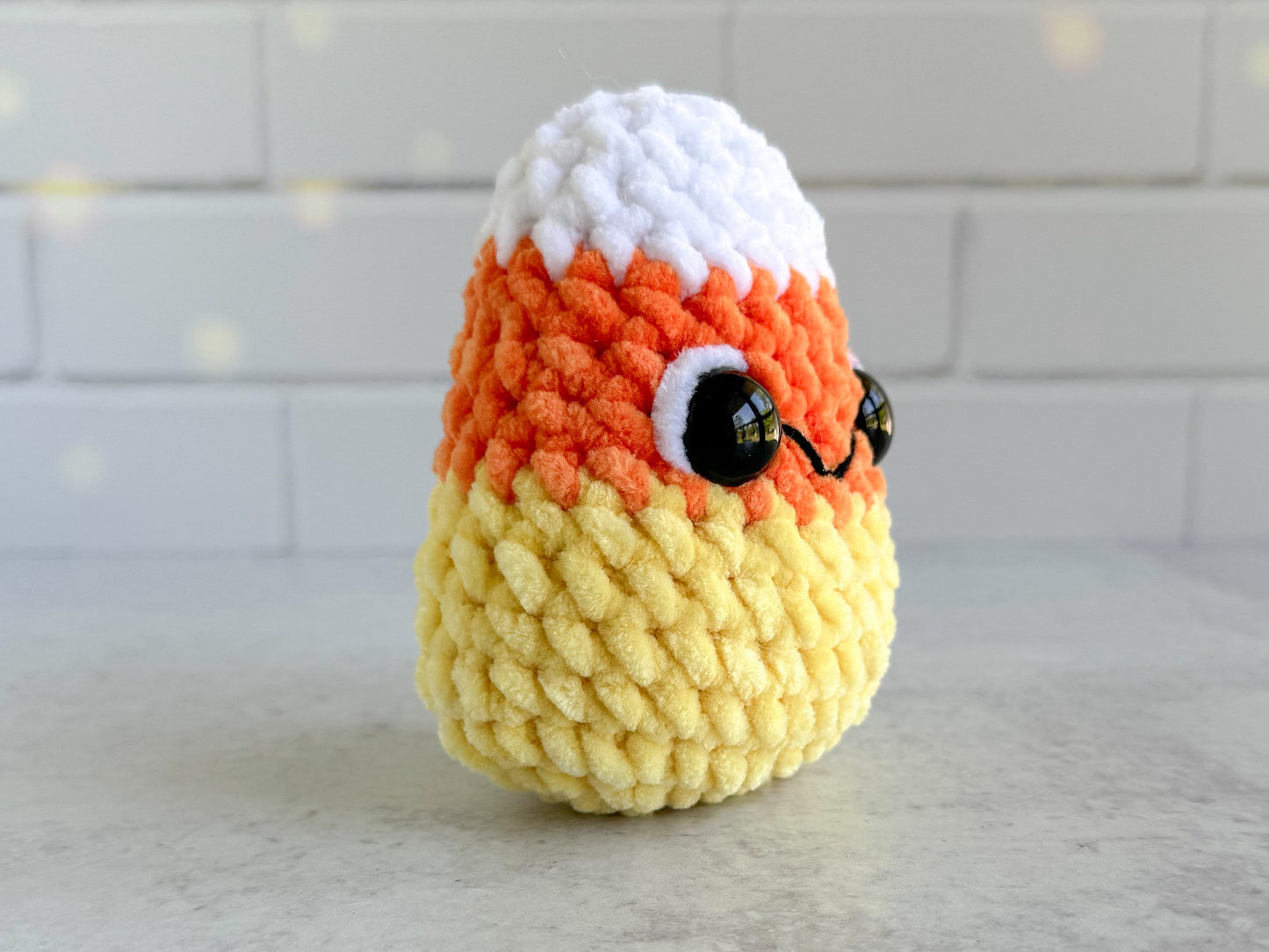 Mini Candy Corn and Watermelon 2 in 1 No Sew Crochet Pattern