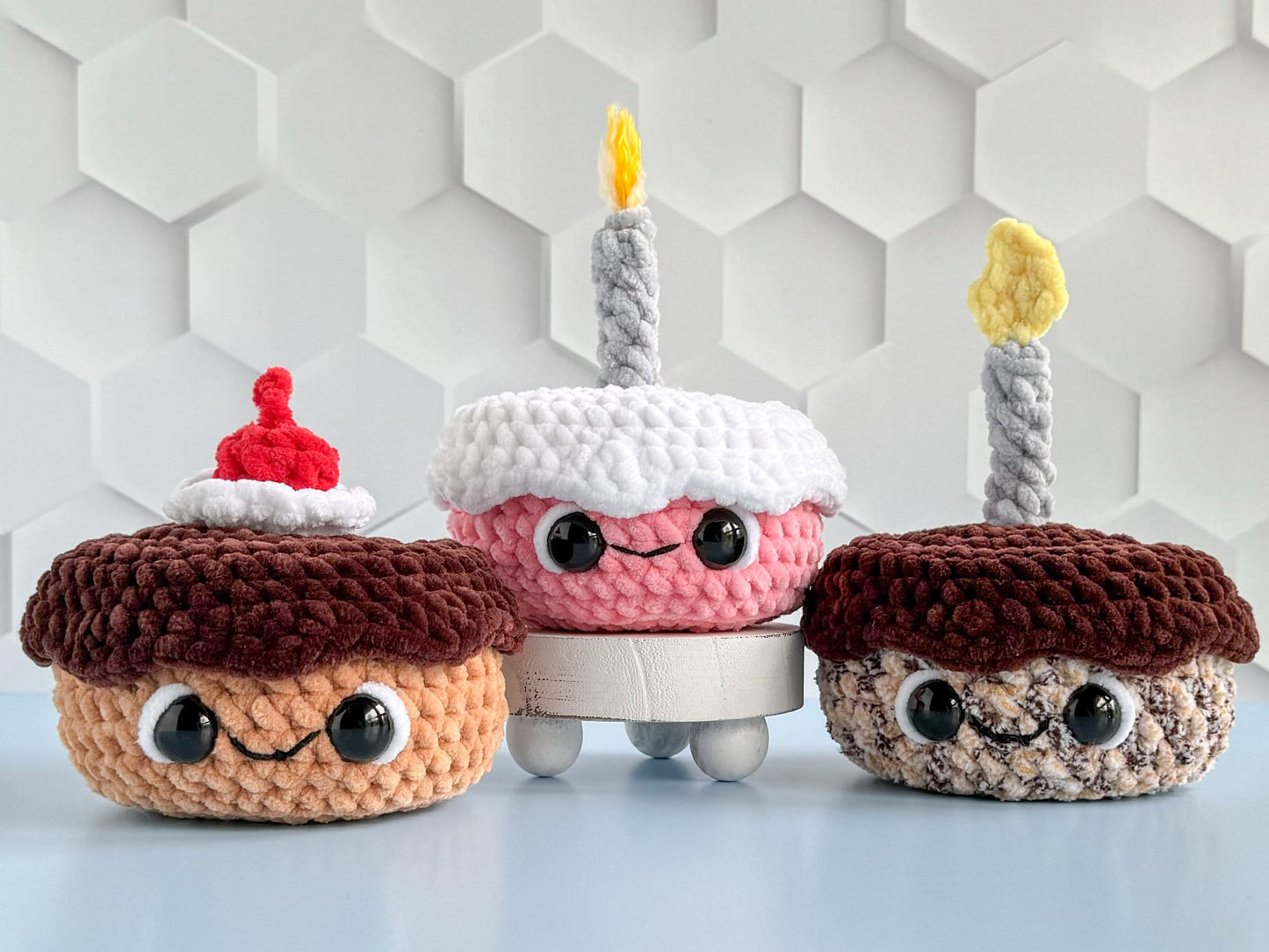 Mini Birthday Cake Crochet Pattern