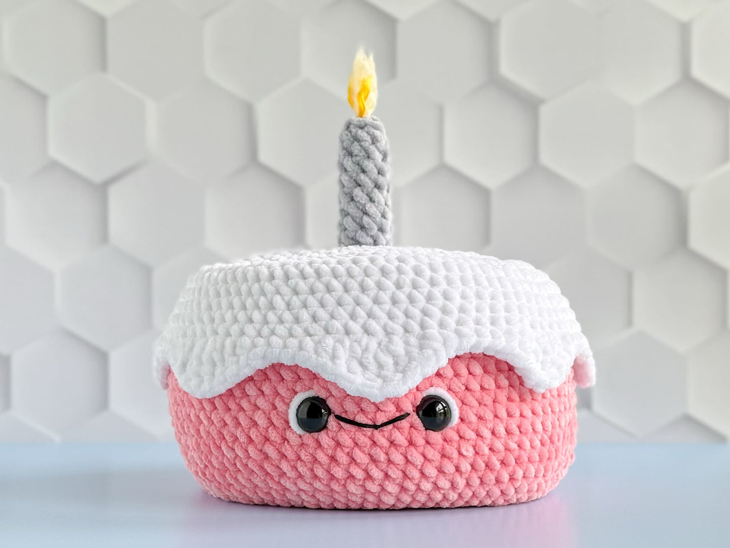 Bundle: Big and Mini Birthday Cake Crochet Patterns