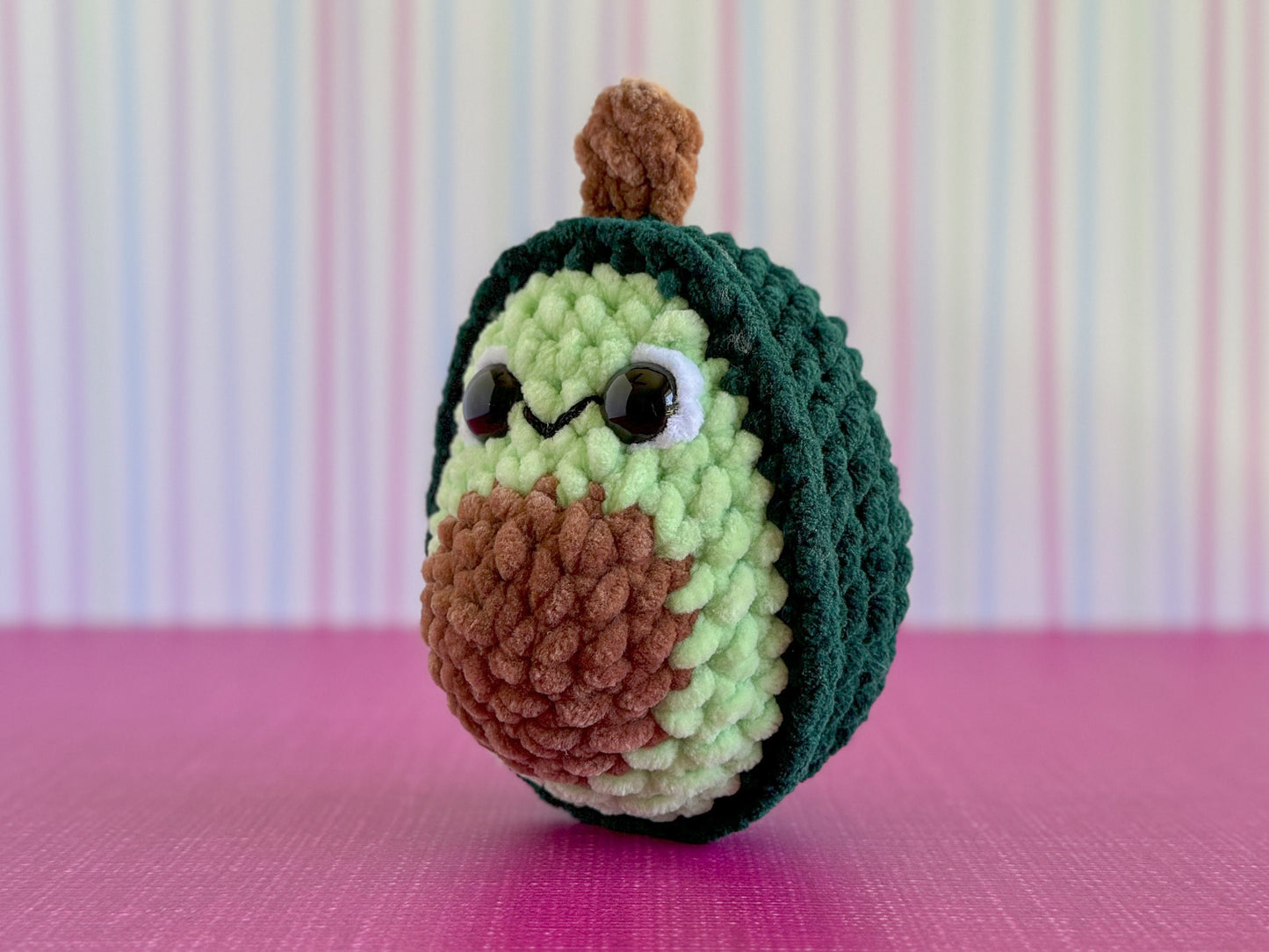 Mini Avocado No Sew Crochet Pattern