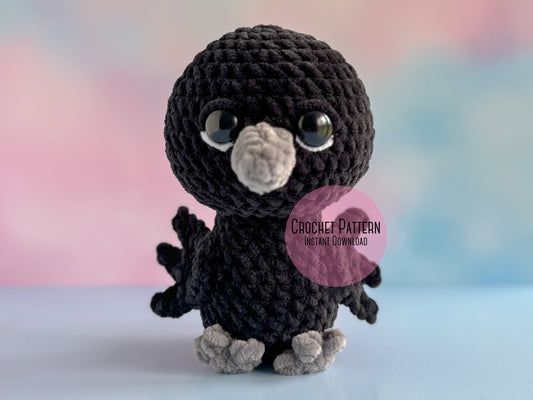 Carolina the Crow Crochet Pattern