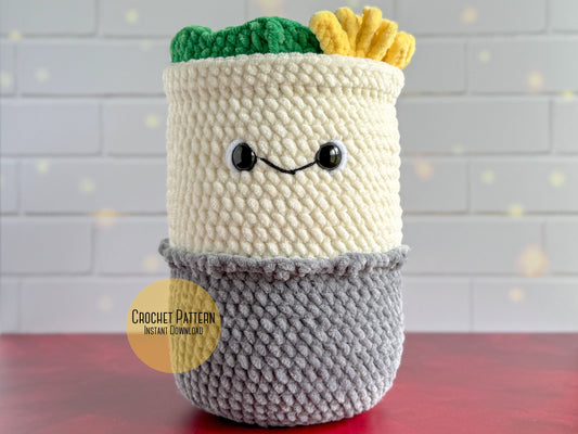 Big Burrito No Sew Crochet Pattern