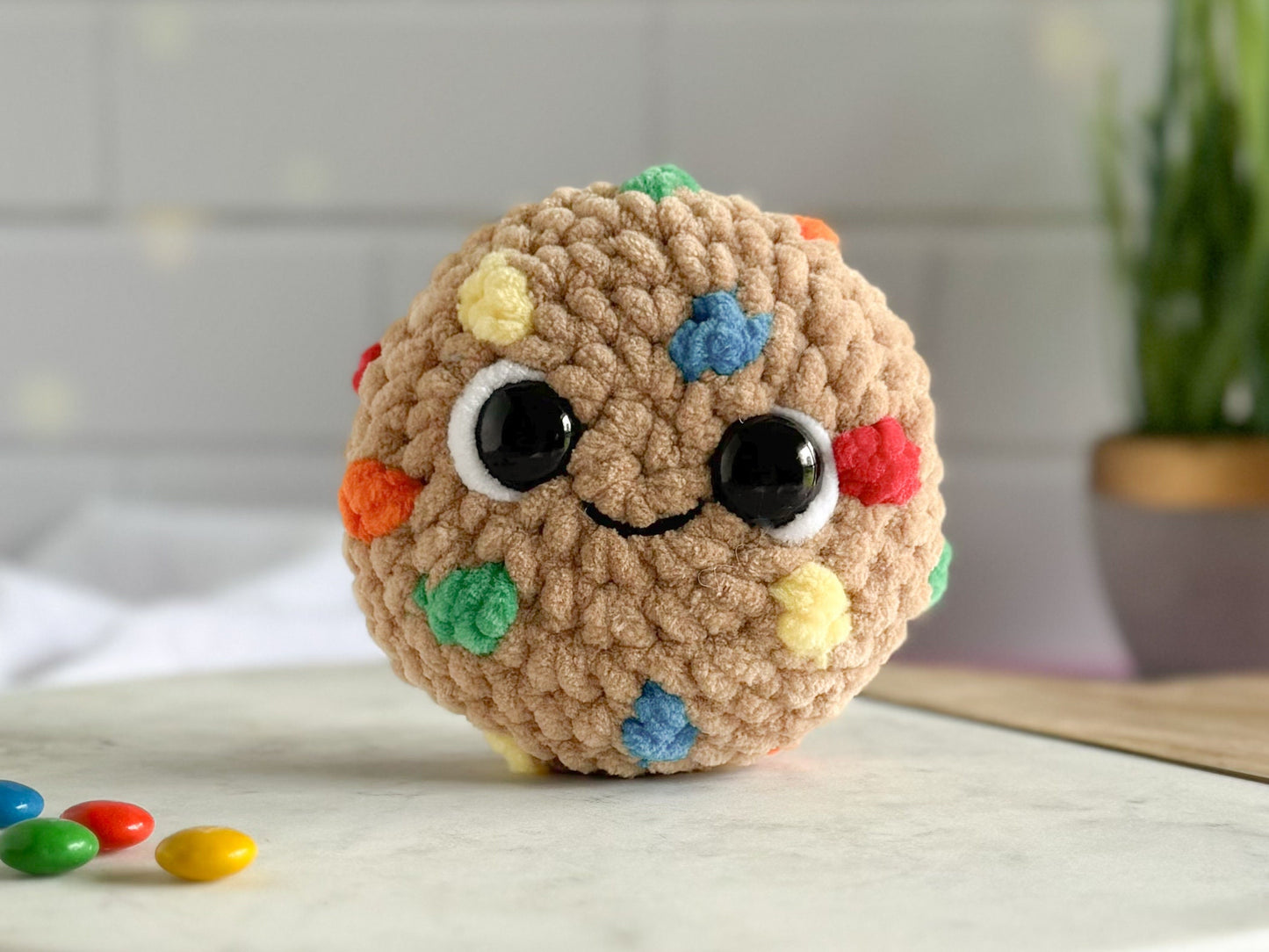 Mini Chocolate Chip Cookie Crochet Pattern