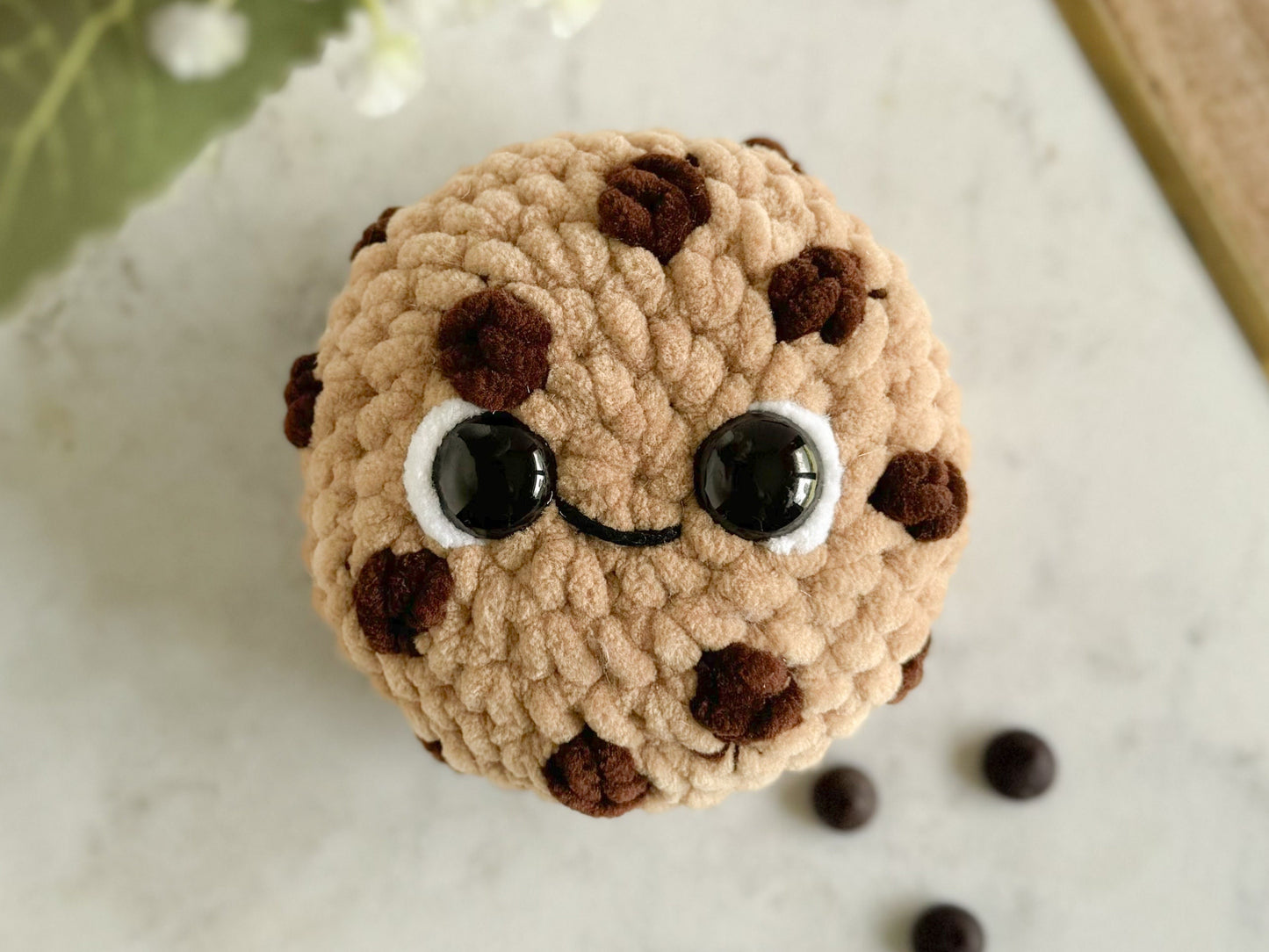 Mini Chocolate Chip Cookie Crochet Pattern