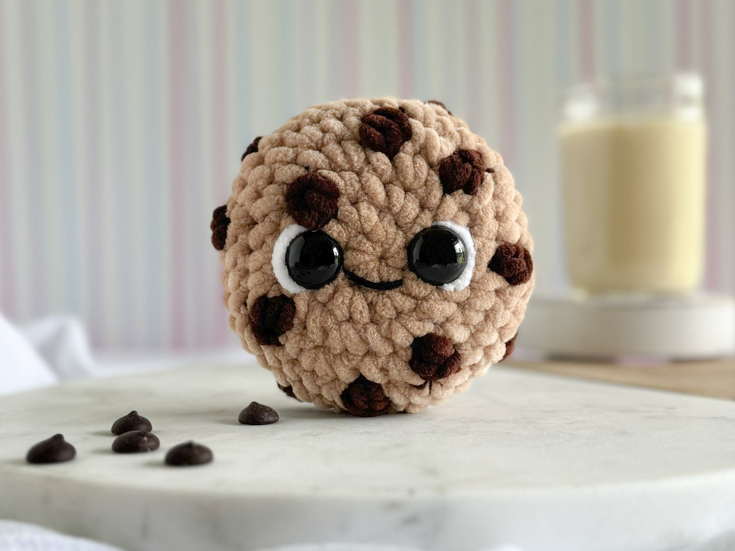 Mini Chocolate Chip Cookie Crochet Pattern