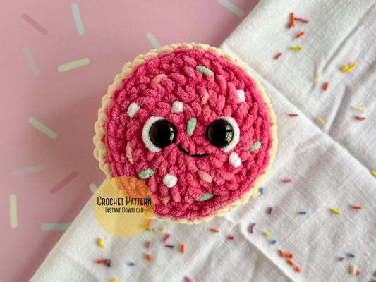 Mini Frosted Sugar Cookie Crochet Pattern