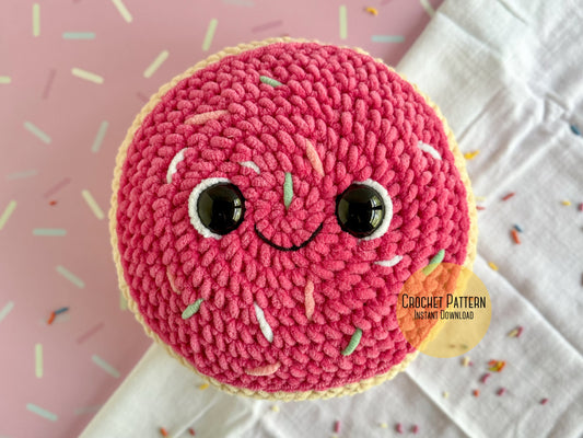 Big Frosted Sugar Cookie Crochet Pattern