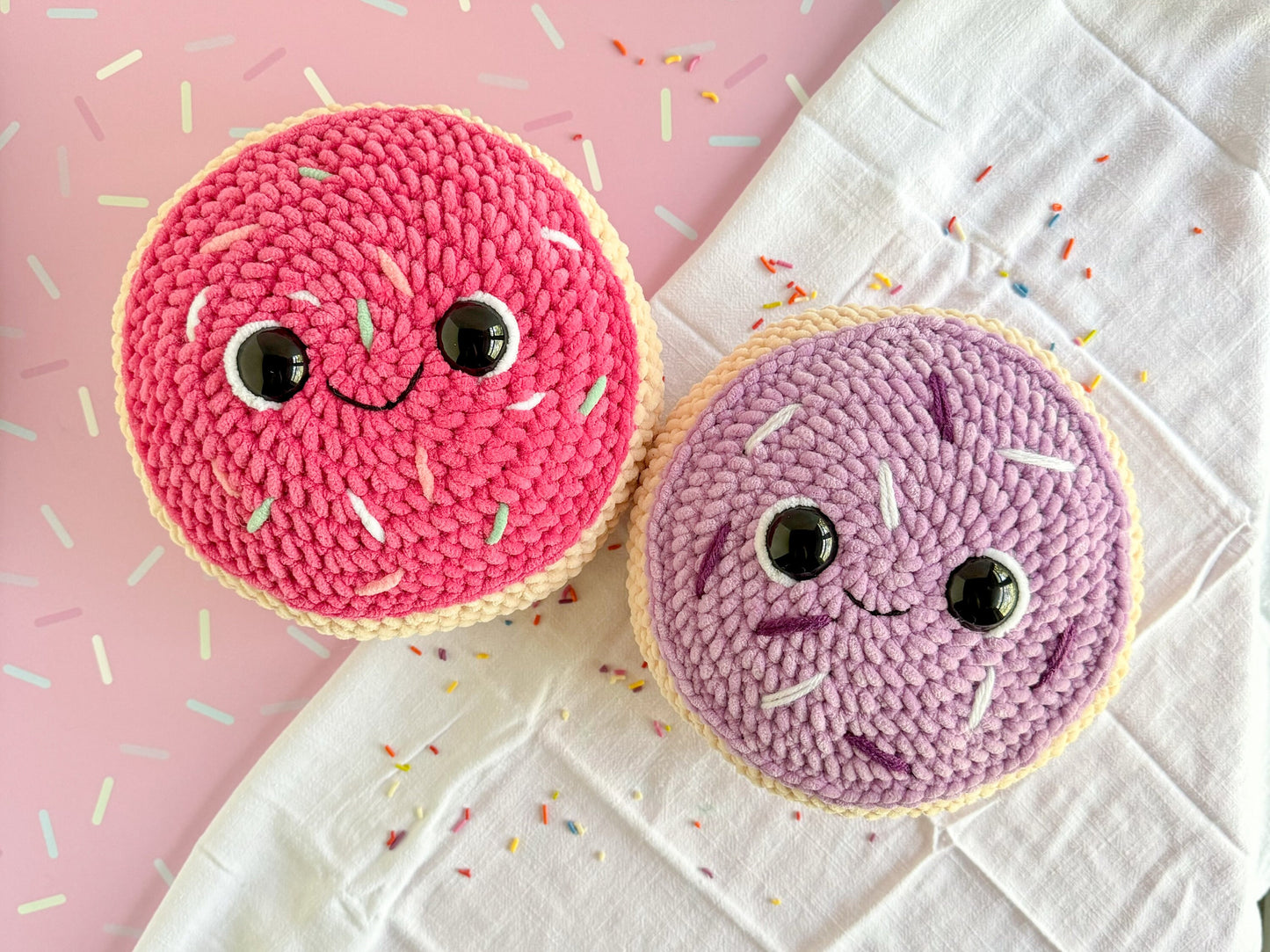Big Frosted Sugar Cookie Crochet Pattern