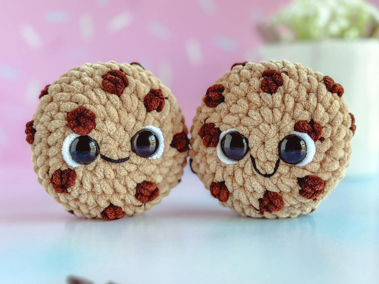 Bundle: Big and Mini Chocolate Chip Cookie Crochet Patterns