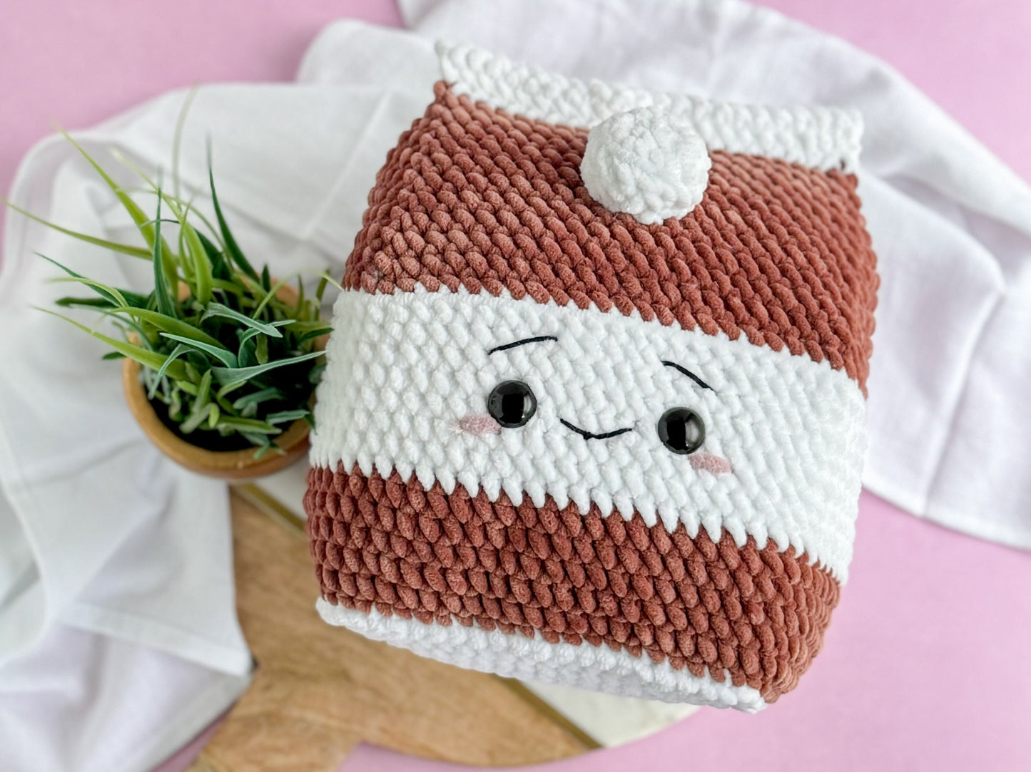 Big Milk Carton Crochet Pattern