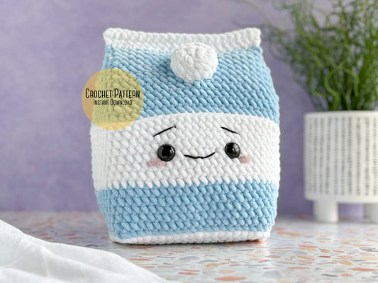 Big Milk Carton Crochet Pattern
