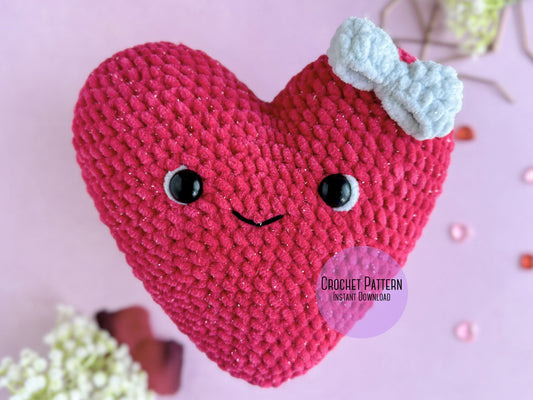Big Sweet Heart Crochet Pattern