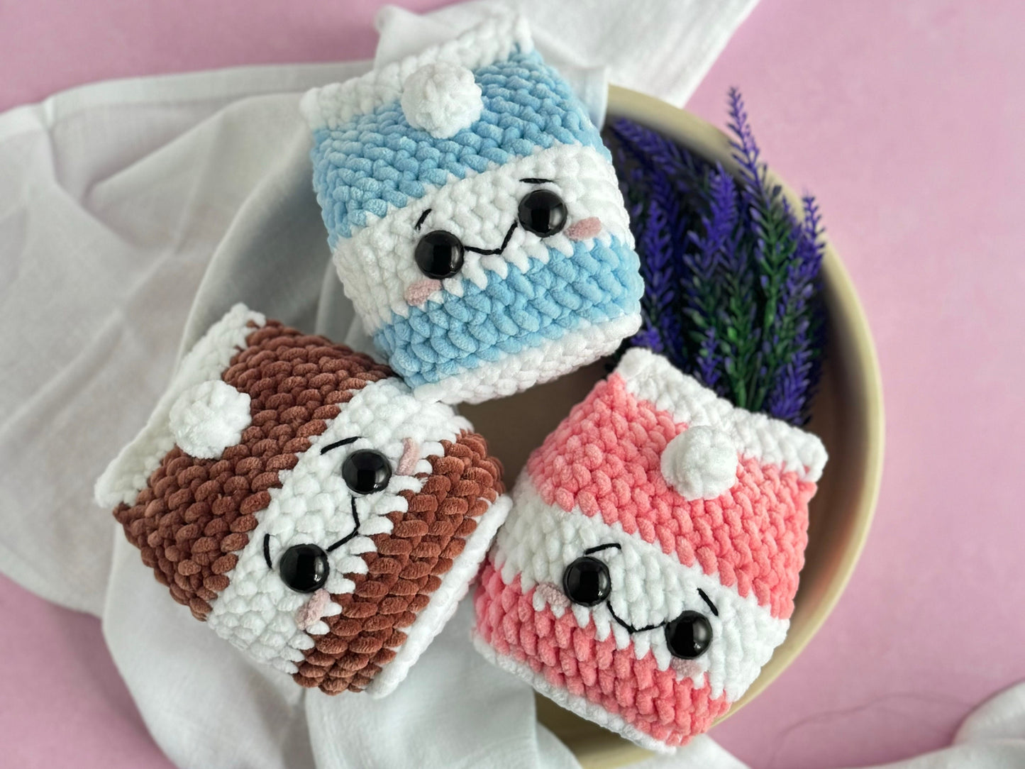 Mini Milk Carton Crochet Pattern