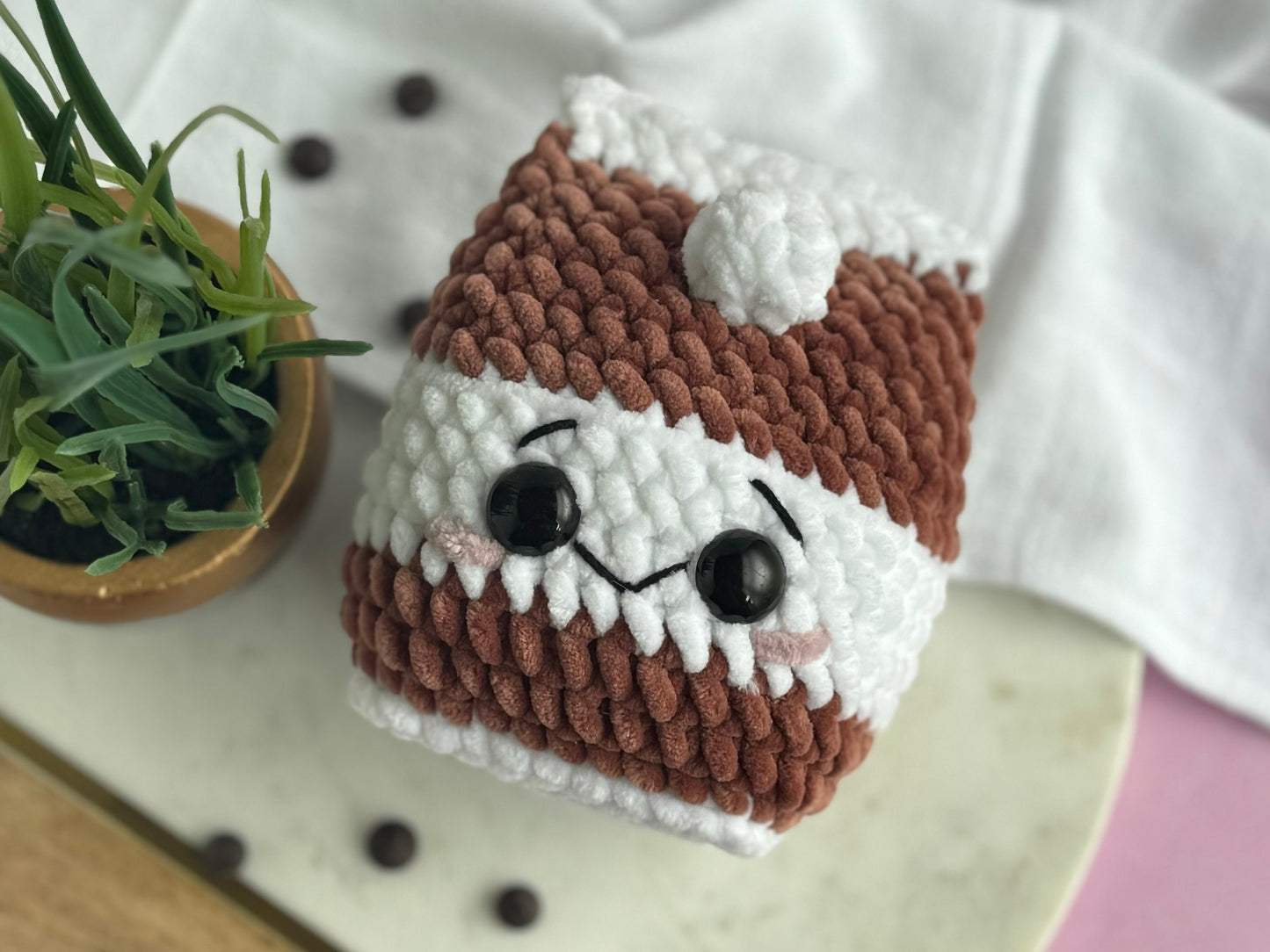 Mini Milk Carton Crochet Pattern