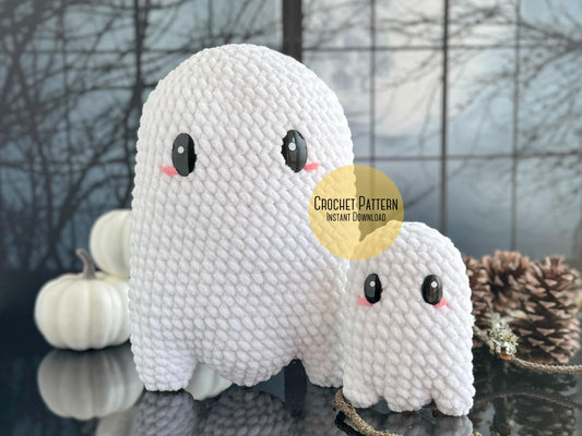 Bundle: Big and Mini Ghost Crochet Patterns