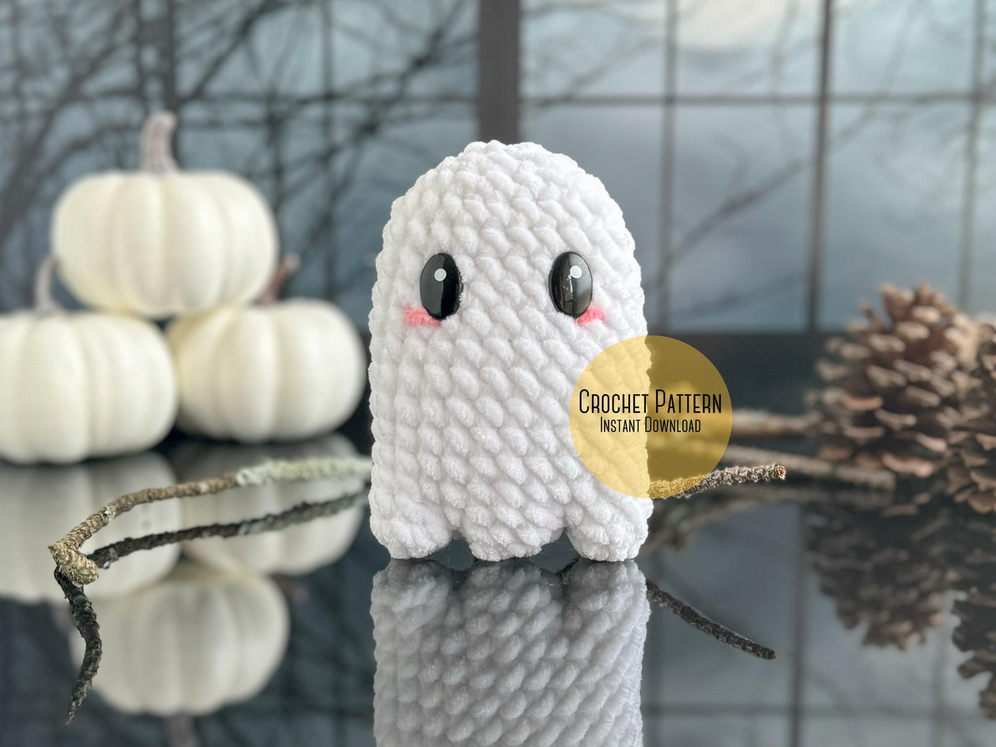 Mini Ghost Crochet Pattern
