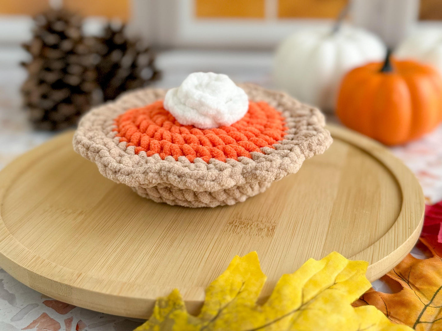 Bundle: Big and Mini Pumpkin Pie Crochet Patterns