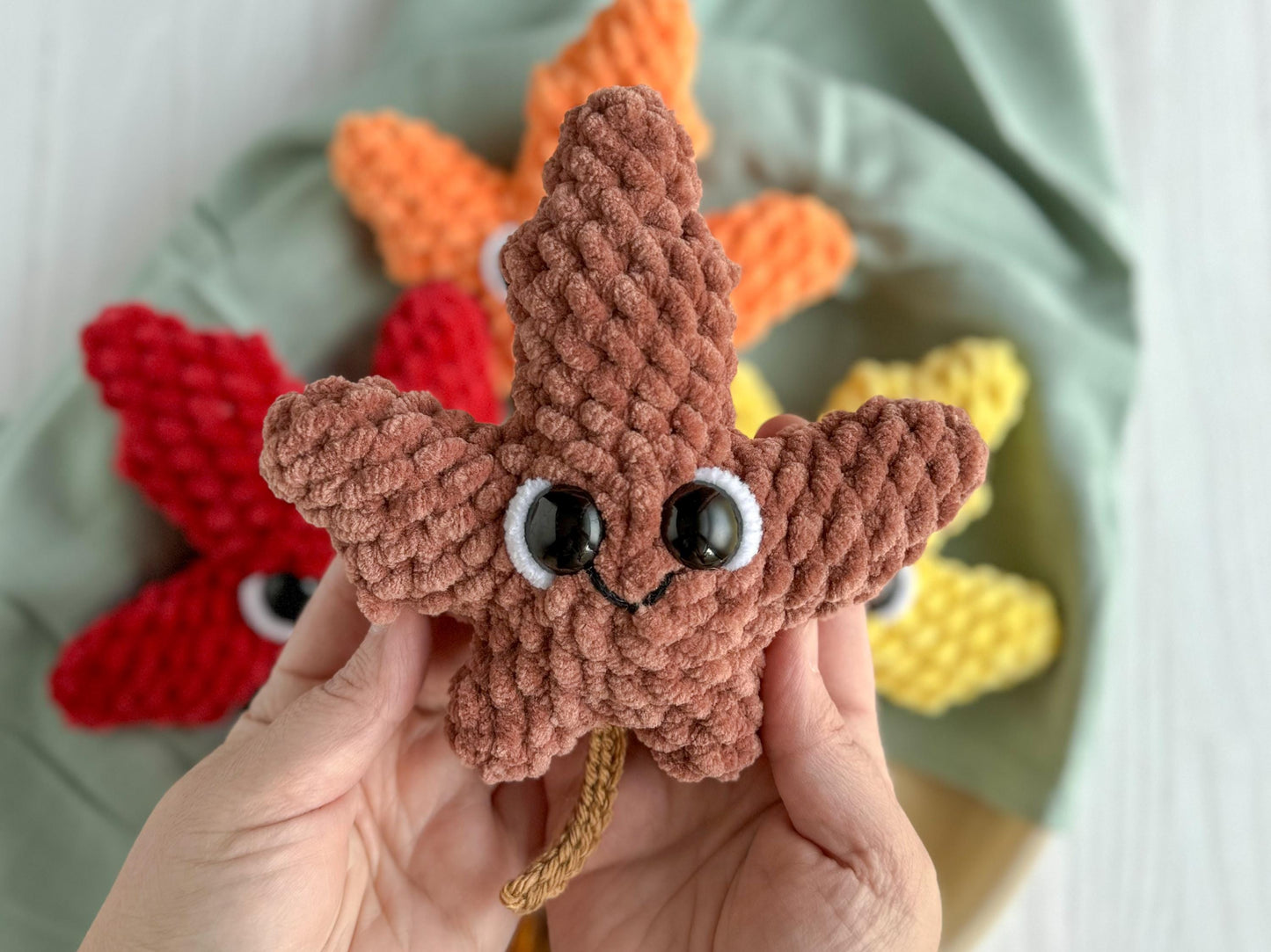 Mini Autumn Leaf Crochet Pattern