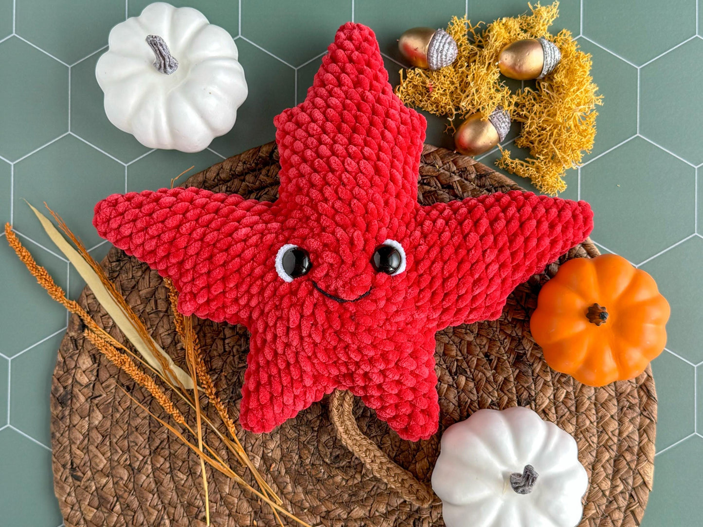 Bundle: Big and Mini Autumn Leaf Crochet Patterns