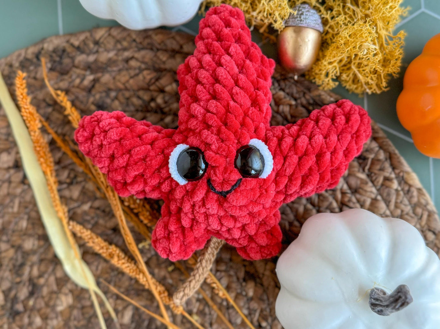 Bundle: Big and Mini Autumn Leaf Crochet Patterns