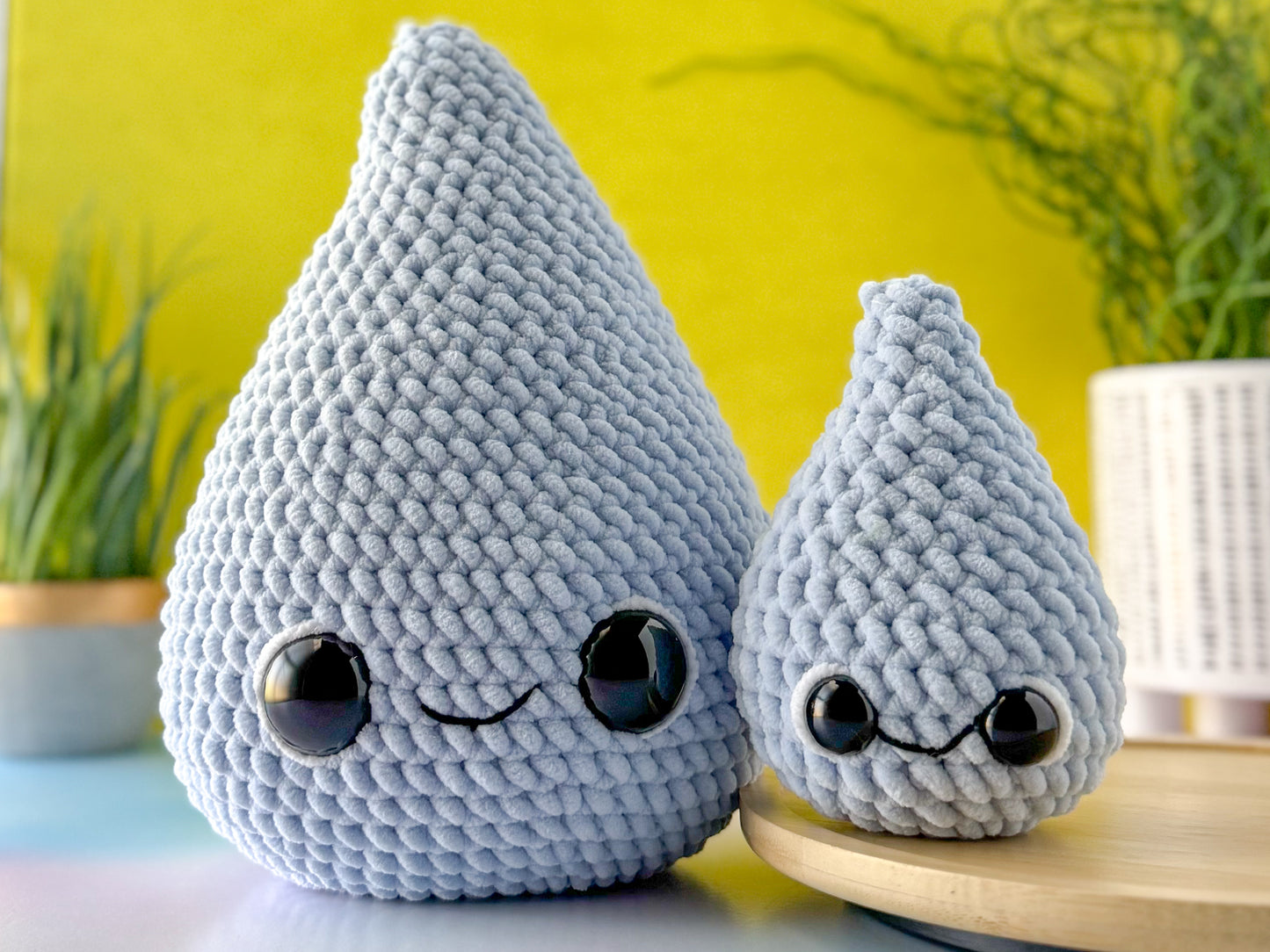 Bundle: Big and Mini Raindrop Crochet Patterns