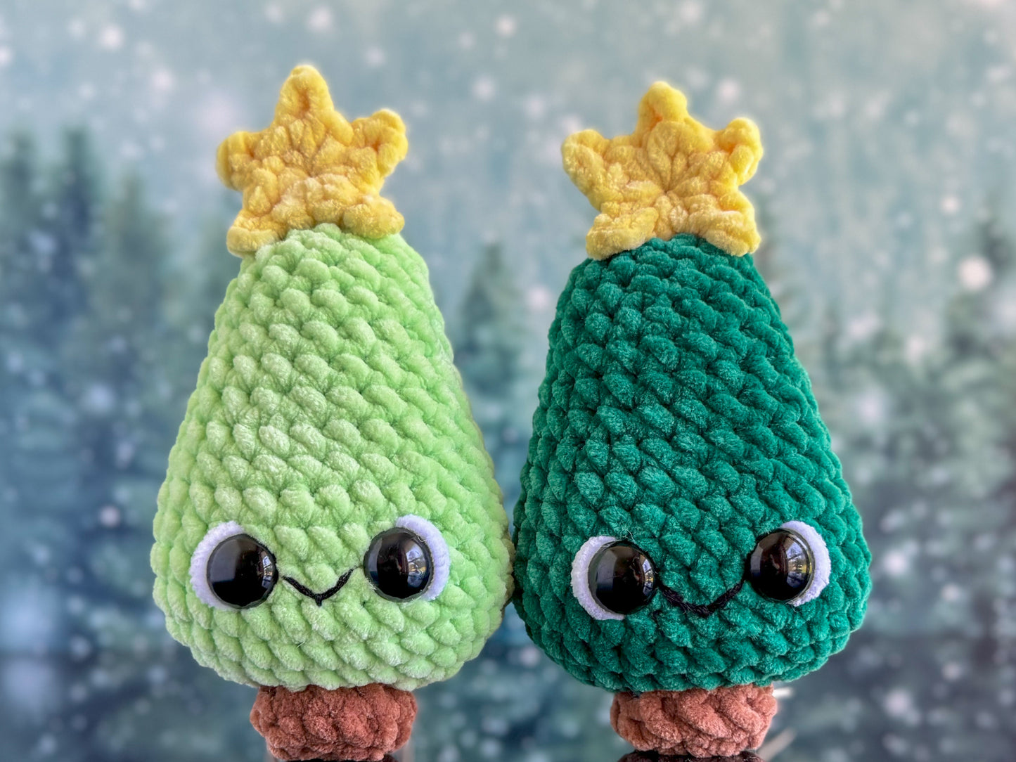 Christmas Crochet Pattern Mini Bundle: Present, Christmas Tree, Peppermint, Snowflake