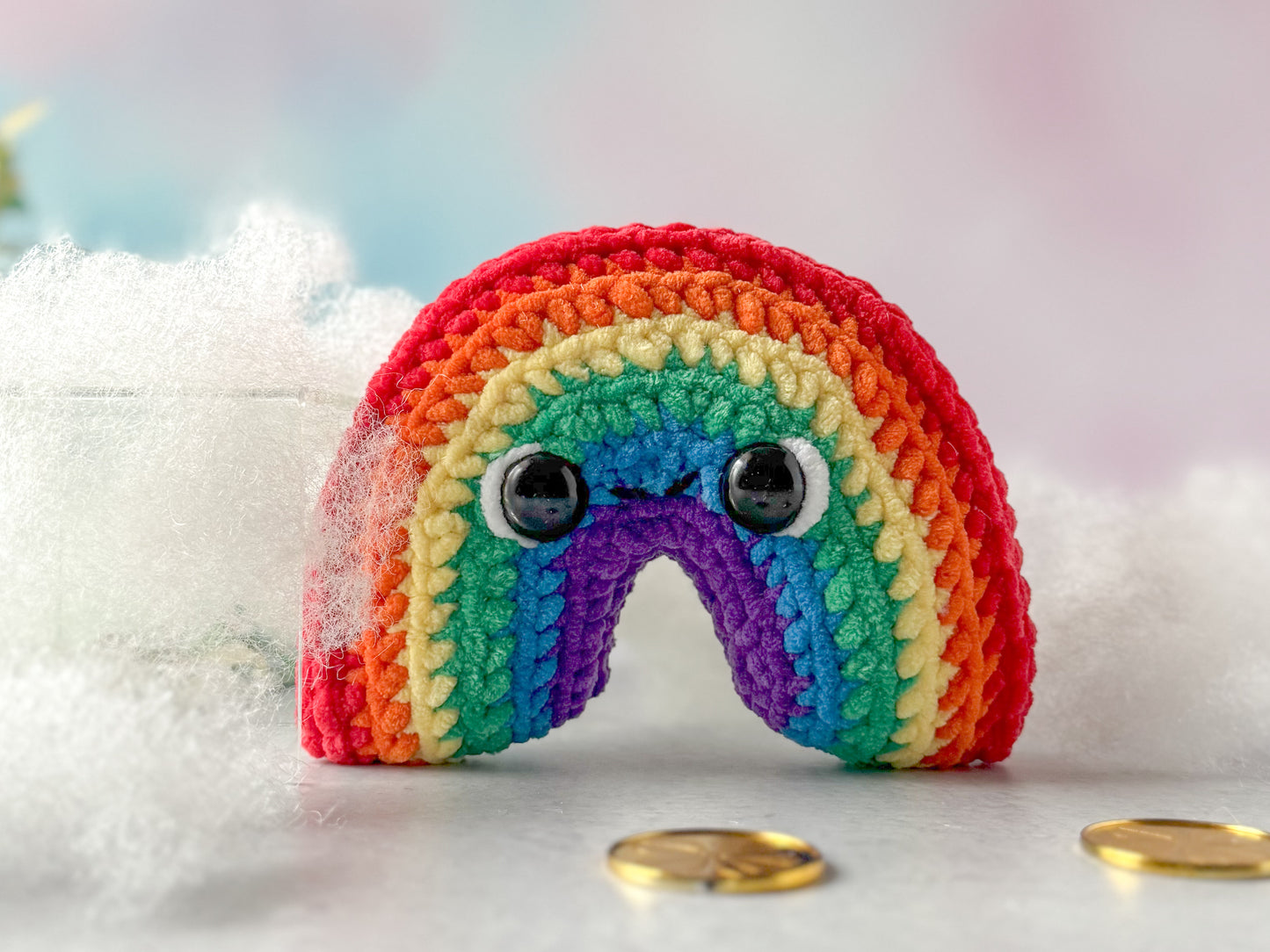 Bundle: Big and Mini Rainbow Crochet Pattern