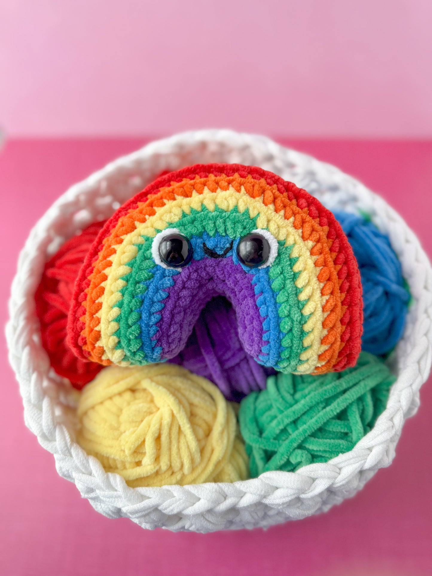 Mini Rainbow Crochet Pattern