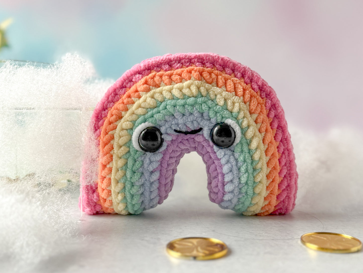 Bundle: Big and Mini Rainbow Crochet Pattern