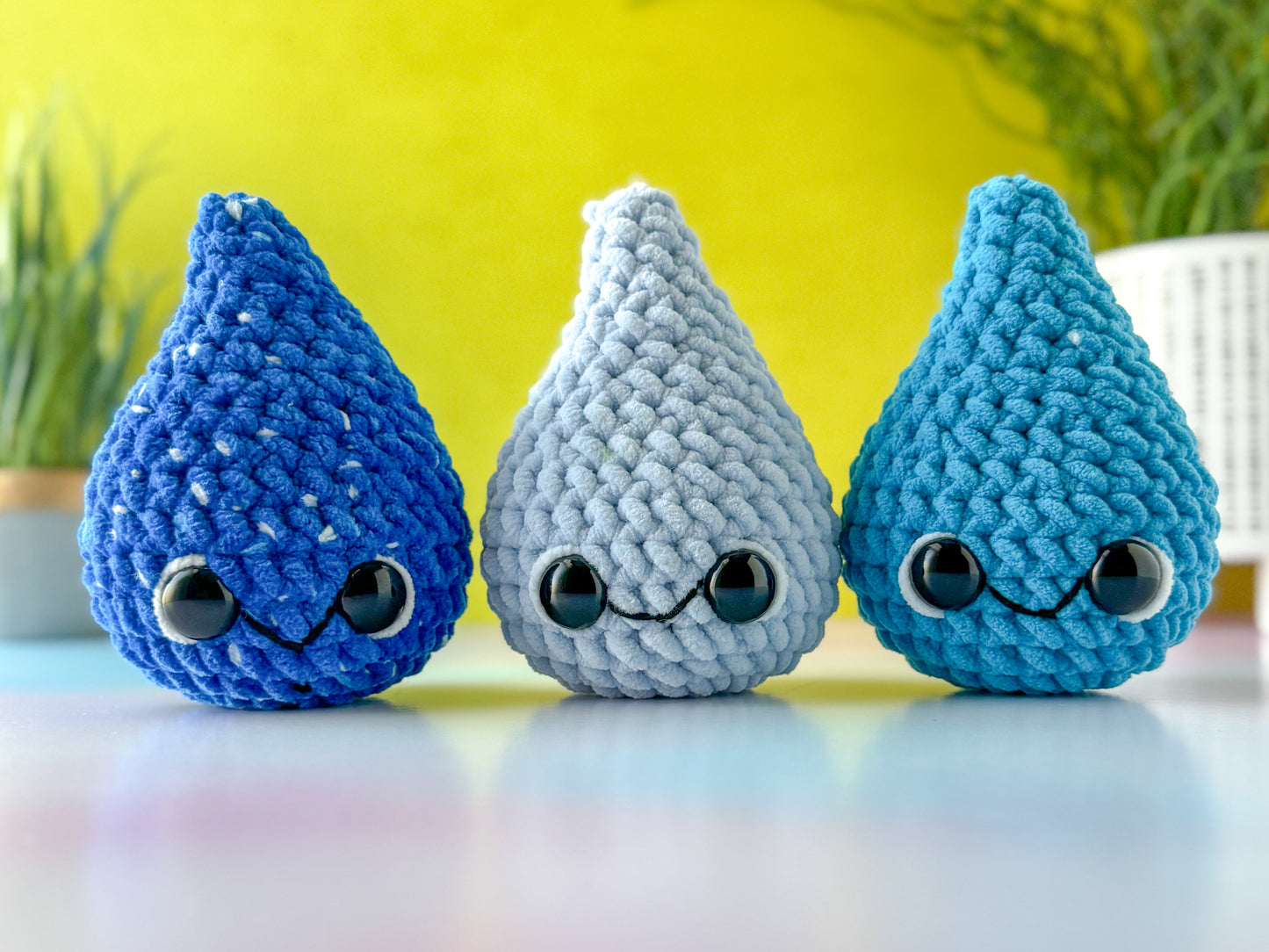 Bundle: Big and Mini Raindrop Crochet Patterns