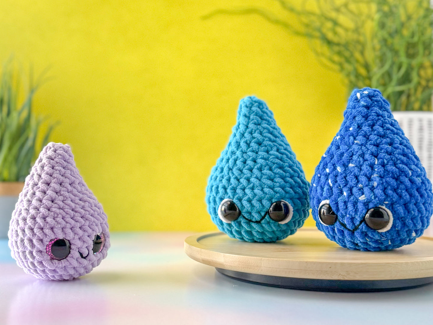 Bundle: Big and Mini Raindrop Crochet Patterns