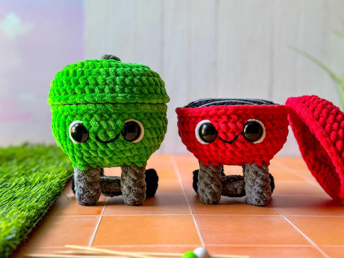 Bundle: Big and Mini BBQ Grill Crochet Patterns
