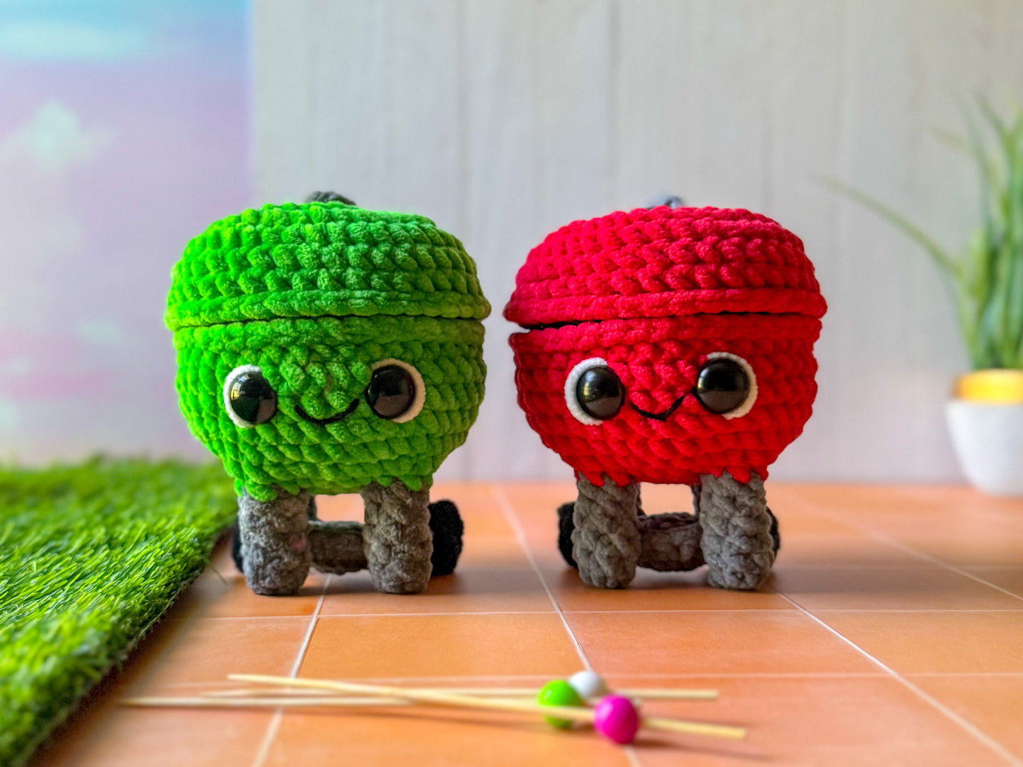 Mini BBQ Grill Crochet Pattern